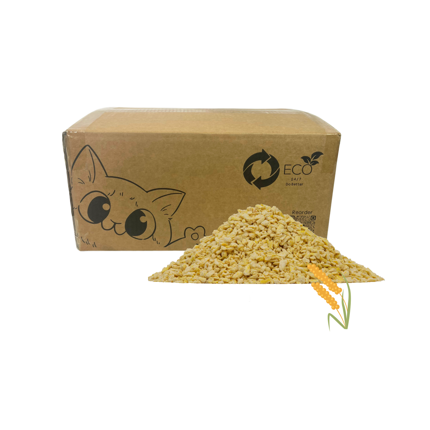 Millet Cat Litter 12kg Box