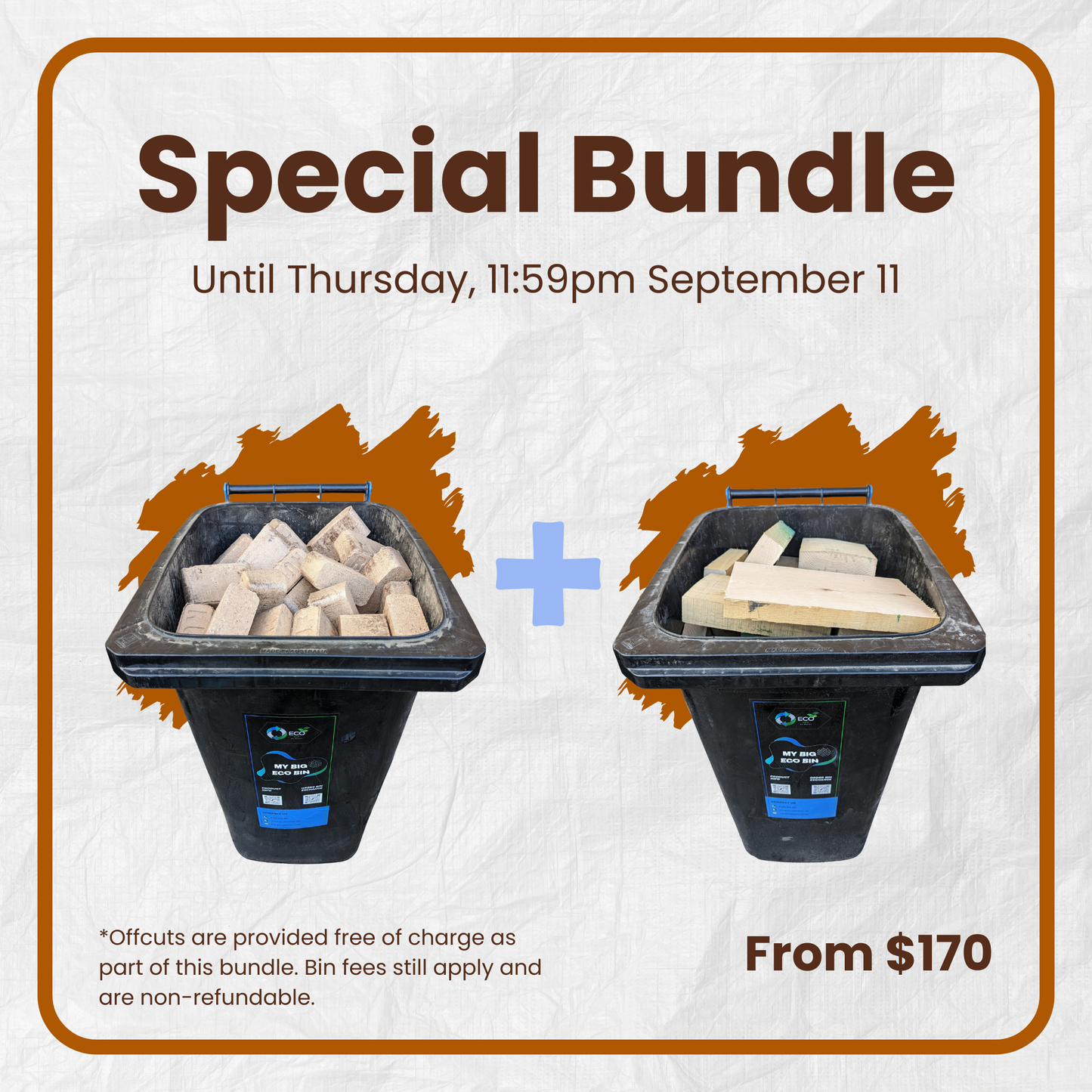 Kiln-Dried Hardwood Bricks & Offcuts Special Bundle