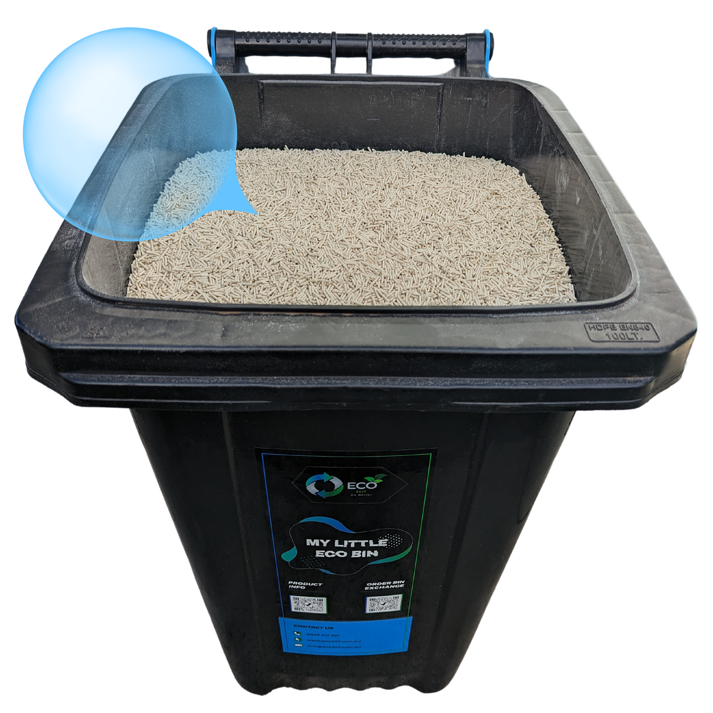 Pea Husk Cat Litter 48kg | 10 months 1 Cat