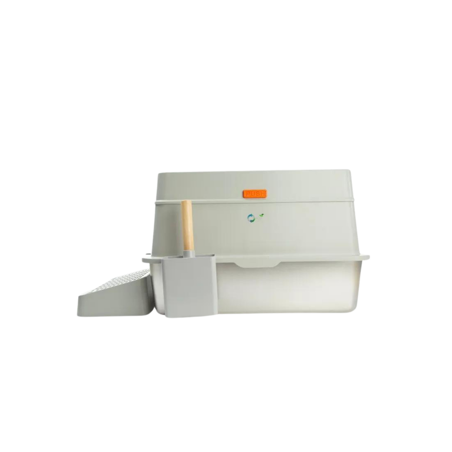 Enclosed Stainless Steel Cat Litter Box
