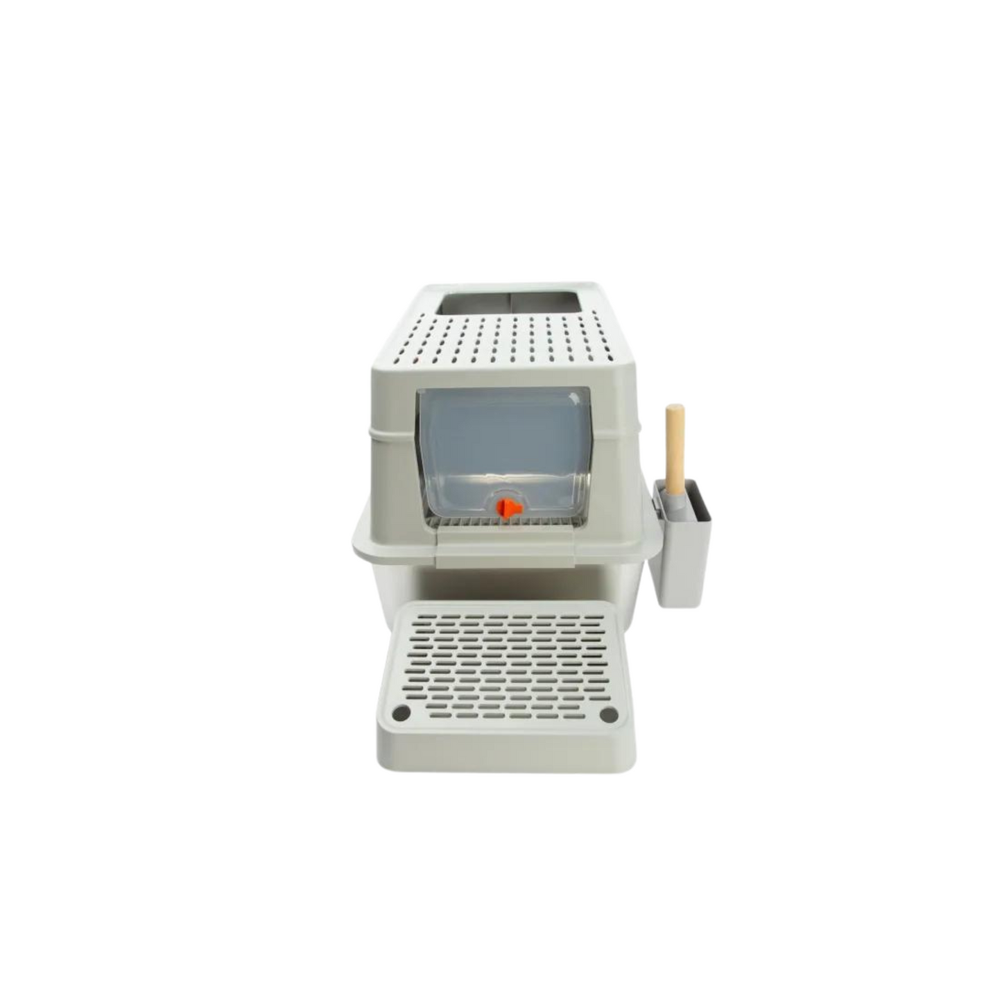 Enclosed Stainless Steel Cat Litter Box