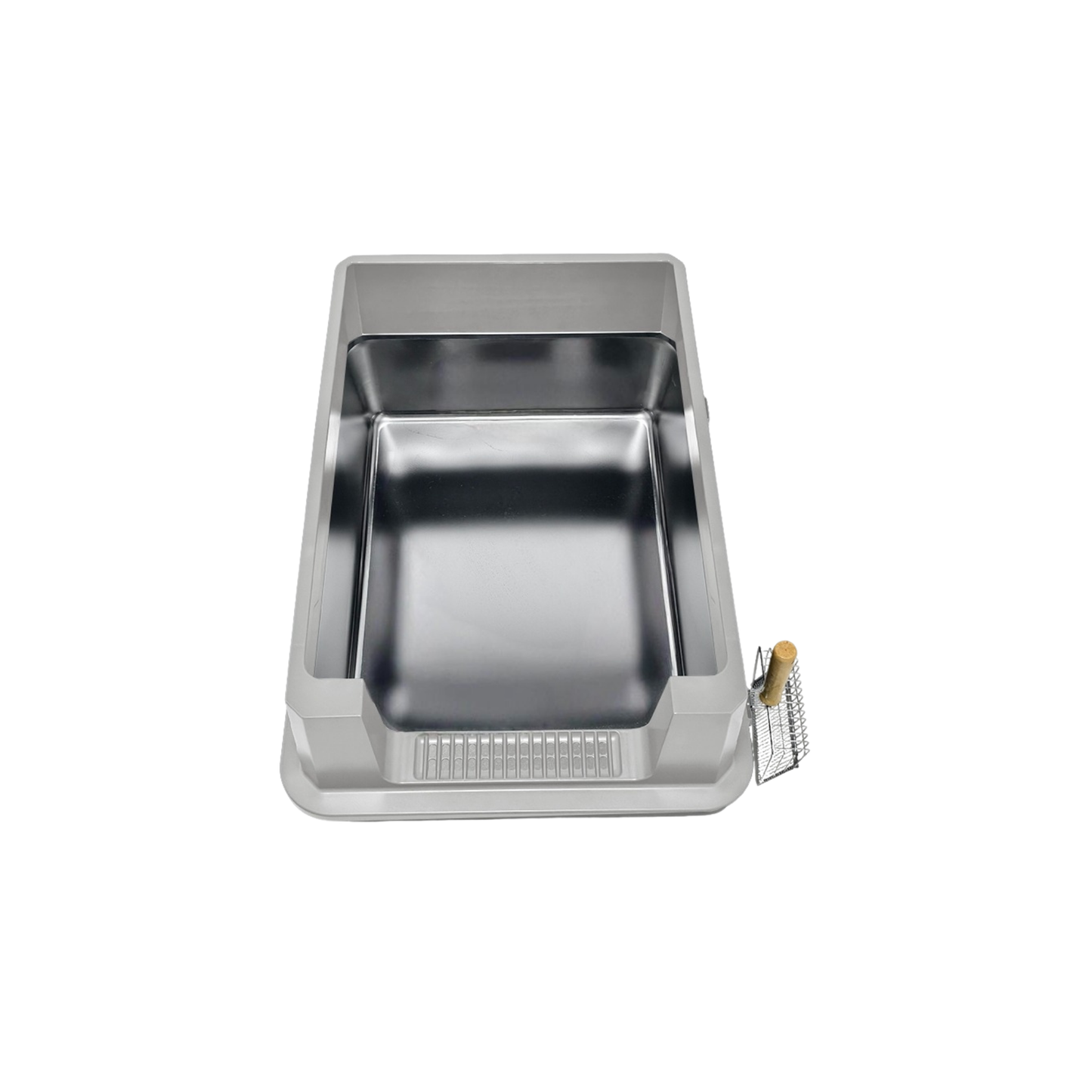 XL Stainless Steel Cat Litter Box