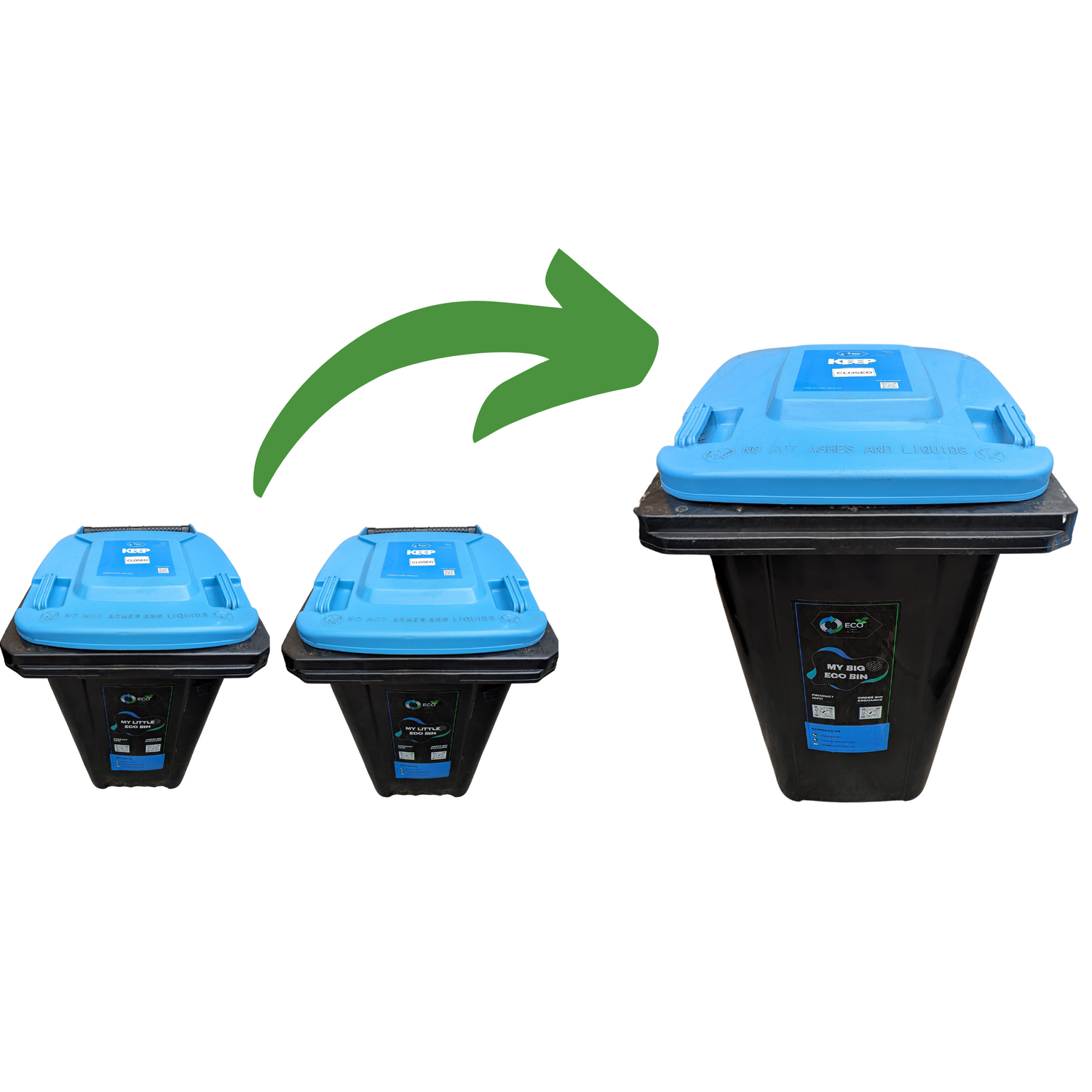 Bin Size Upgrade (Cat Litter Bin to Firewood Bin) - Returning customer