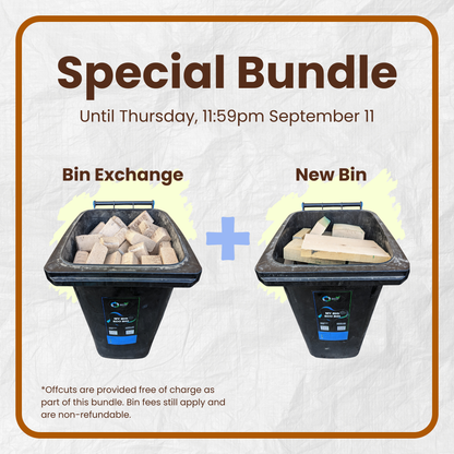 Kiln-Dried Hardwood Bricks & Offcuts Special Bundle