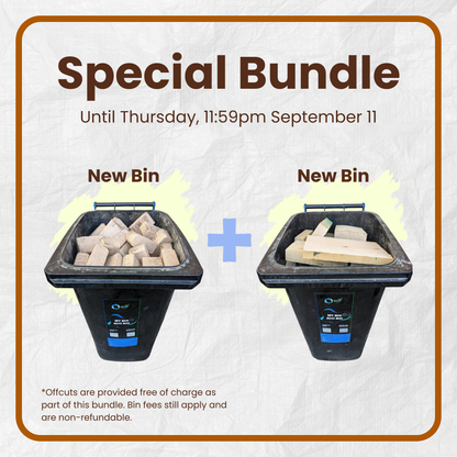 Kiln-Dried Hardwood Bricks & Offcuts Special Bundle