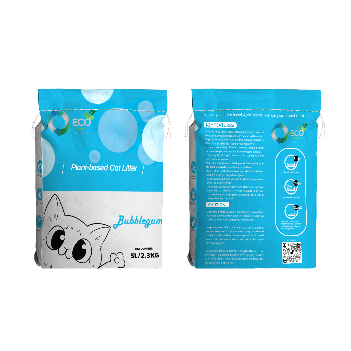 Plant Based Cat Litter Pack 2.3kg