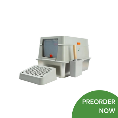 Enclosed Stainless Steel Cat Litter Box - PRESALE - Delivery ETA from May 12