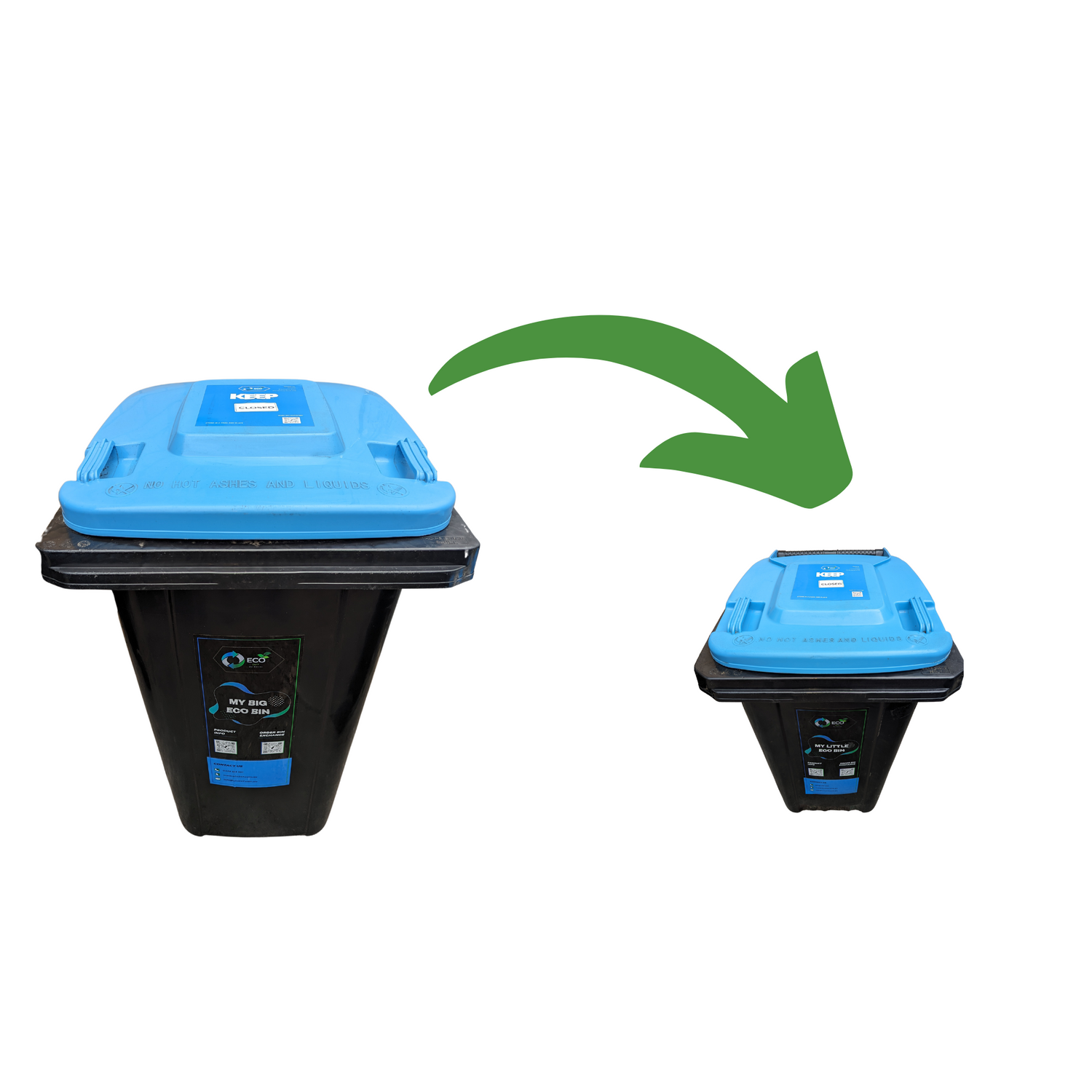 Bin Size Downgrade (Firewood Bin to Cat Litter Bin) - Returning customer