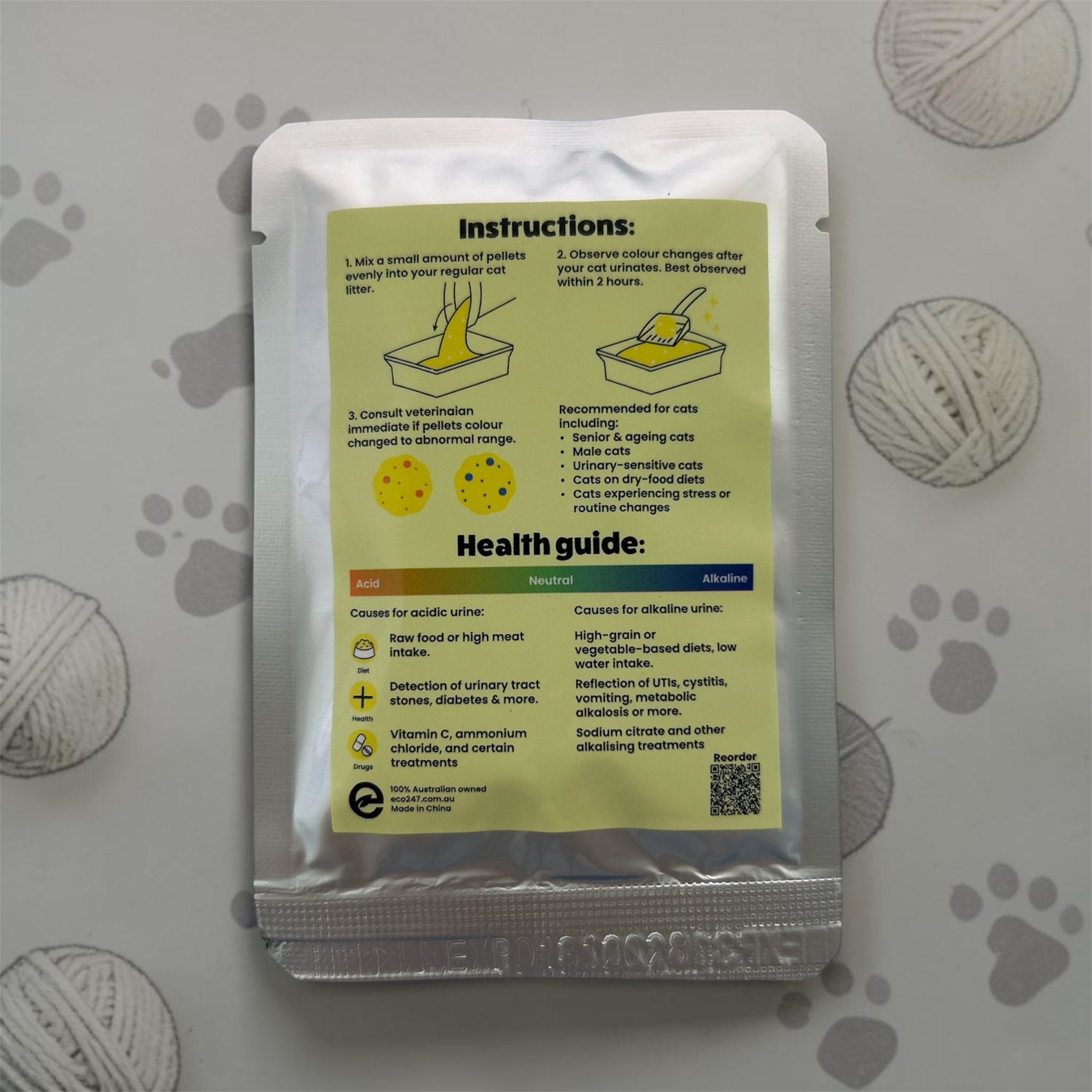 Health Watch 20g Pellet Packet - Colour Changing Indicator