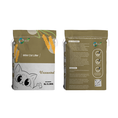 Millet Cat Litter 2.3kg Bag