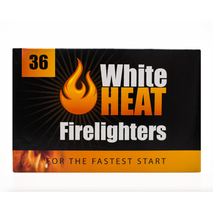 White HEAT Fire Lighters 36 Pack