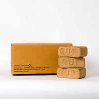 Kiln-Dried Hardwood Firewood Briquettes — 12kg Box
