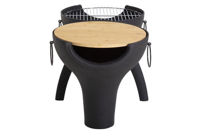 Charmate Cast Iron Chiminea & BBQ Grill Combo