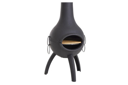 Charmate Cast Iron Chiminea & BBQ Grill Combo