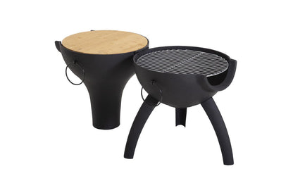 Charmate Cast Iron Chiminea & BBQ Grill Combo